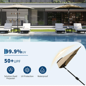 Garvee durable steel pole and ribs provide lasting support