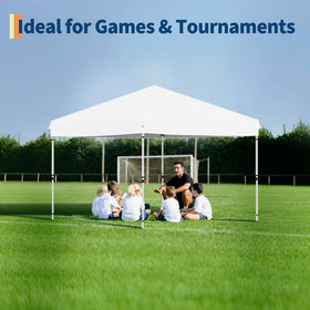 Garvee tent underside mesh wind vents promote airflow on hot days.