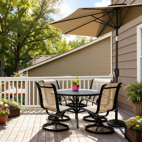 Garvee vented canopy promotes airflow to keep you cool