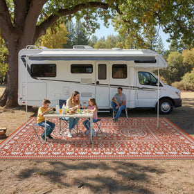 Garvee vintage terracotta color warms patios with versatile indoor-outdoor use