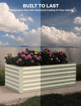 Garvee elevated bed reducing weeds and soil compaction for maintenance ease
