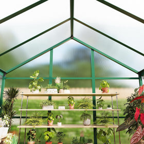 GarveeHome walk-in layout offers spacious interior for pots.