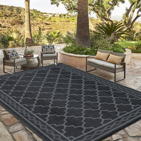 GarveeHome waterproof patio carpet dries quickly after rain or spills.