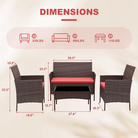 GarveeHome weather-resistant iron frame suitable for year-round patio setups.