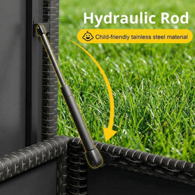 GarveeHome woven wicker exterior adds stylish weather-ready appeal to your patio
