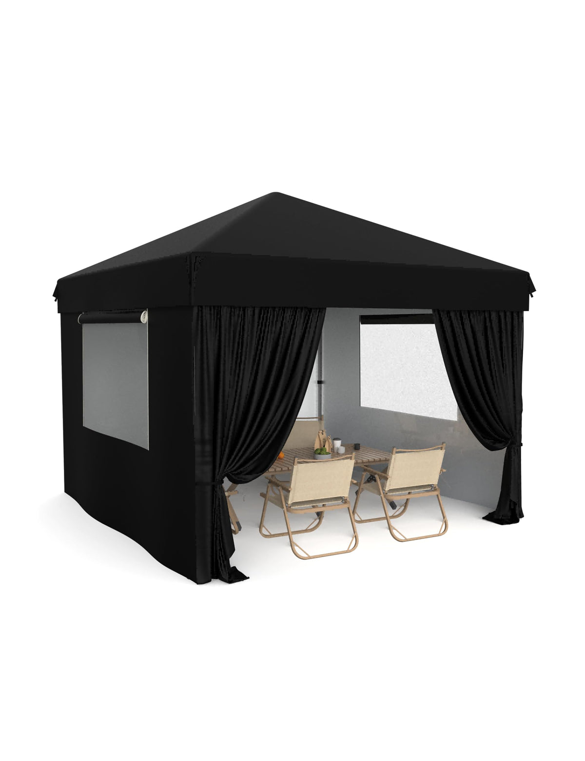 GarveeLife 10x10 pop up canopy fully opened for outdoor events with shade