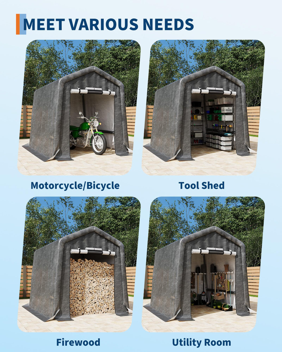 GarveeLife 19 gauge steel frame providing robust support for long lasting use