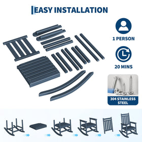 GarveeLife 380-pound capacity ensures stable support for guests.