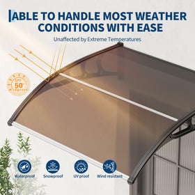 GarveeLife polycarbonate panel close-up shows high clarity and crack resistance.