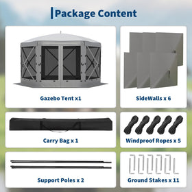 GarveeLife 89 sq ft shade area keeps guests comfortable outdoors