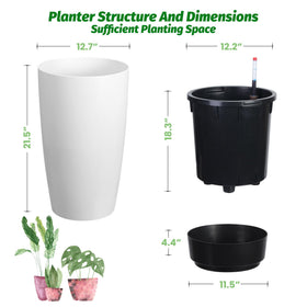 GarveeLife automatic watering system keeps plants hydrated with minimal effort.
