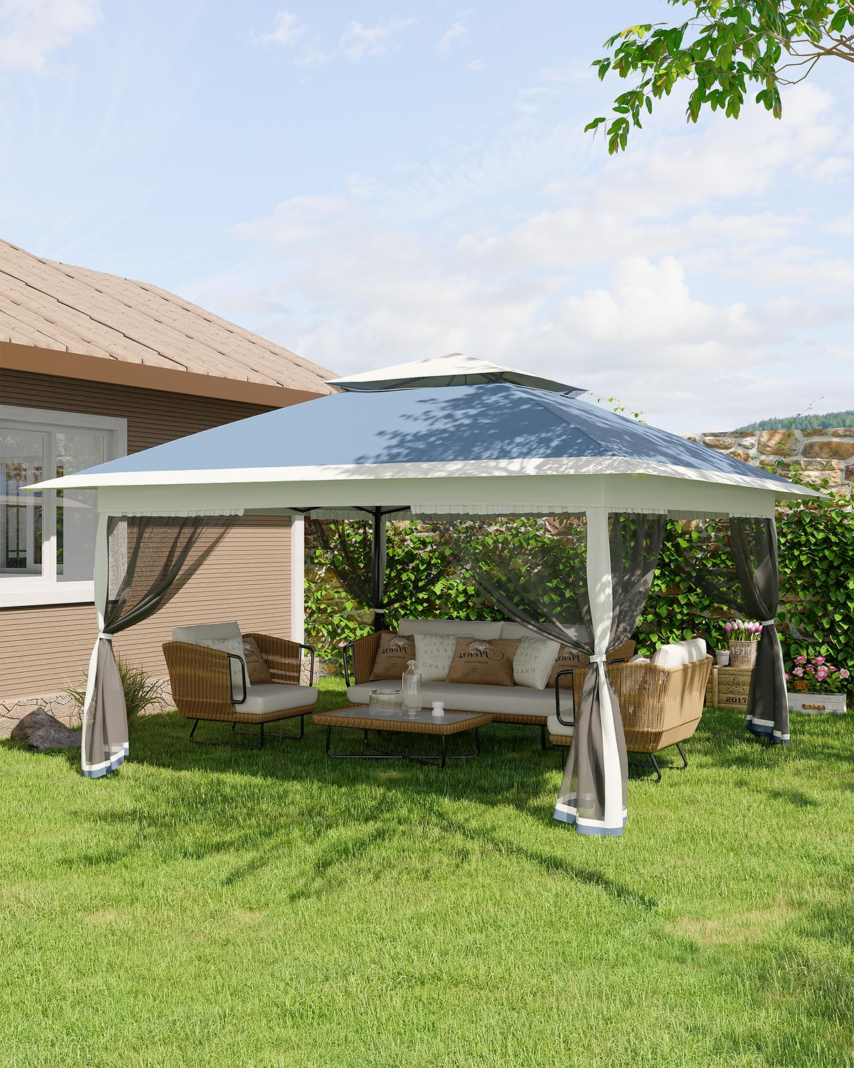 GarveeLife backyard setup is ideal for parties, BBQs, and casual gatherings.