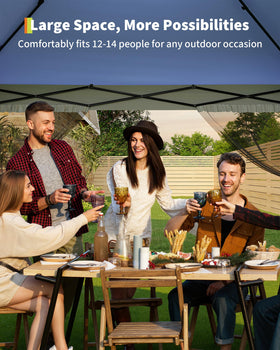GarveeLife canopy fabric is waterproof and UV-resistant for all-weather comfort.