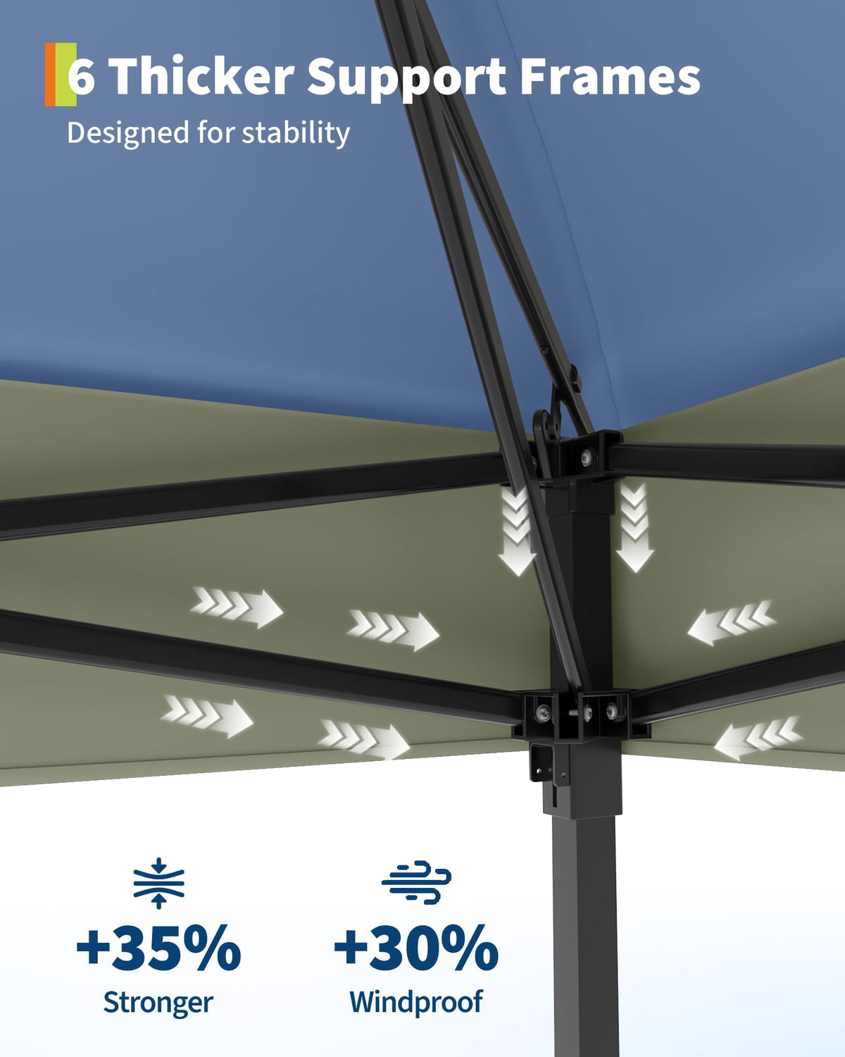 GarveeLife mosquito-netting keeps insects out for a comfortable outdoor experience.