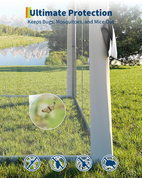 GarveeLife carrying bags make transport and storage easy.