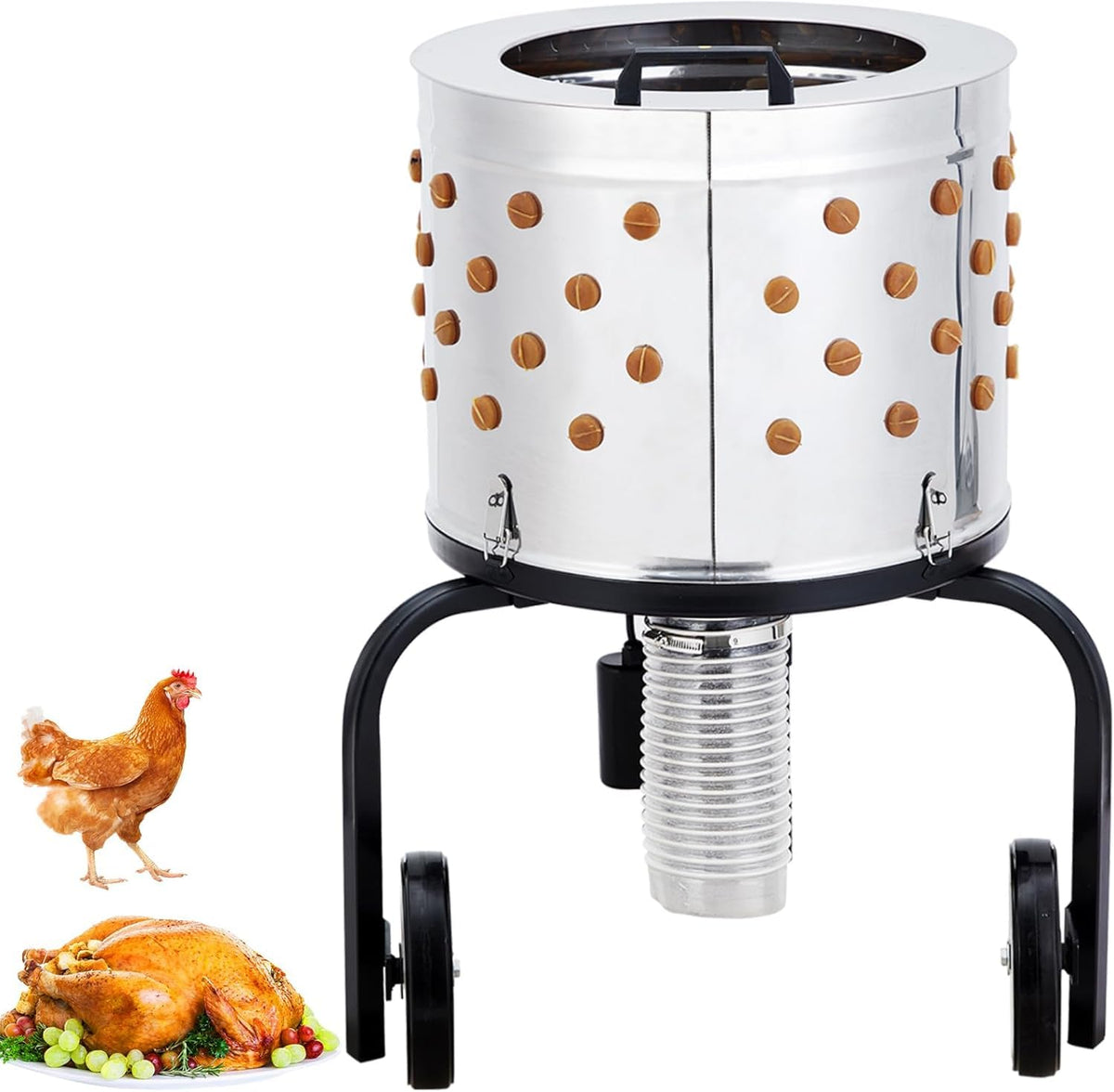 GarveeLife chicken plucker with a 20-inch drum for fast feather removal