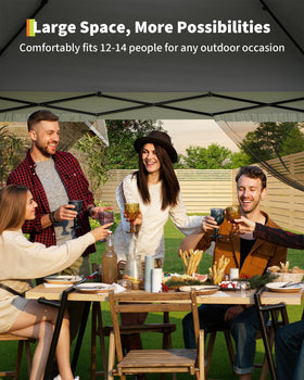 GarveeLife durable frame resists rust for long outdoor use.