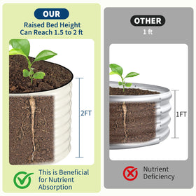 GarveeLife easy assembly garden bed kit demonstrates quick setup with included tools.