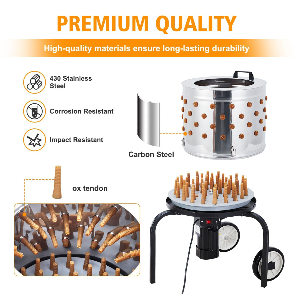 GarveeLife easy-clean removable rollers for quick maintenance