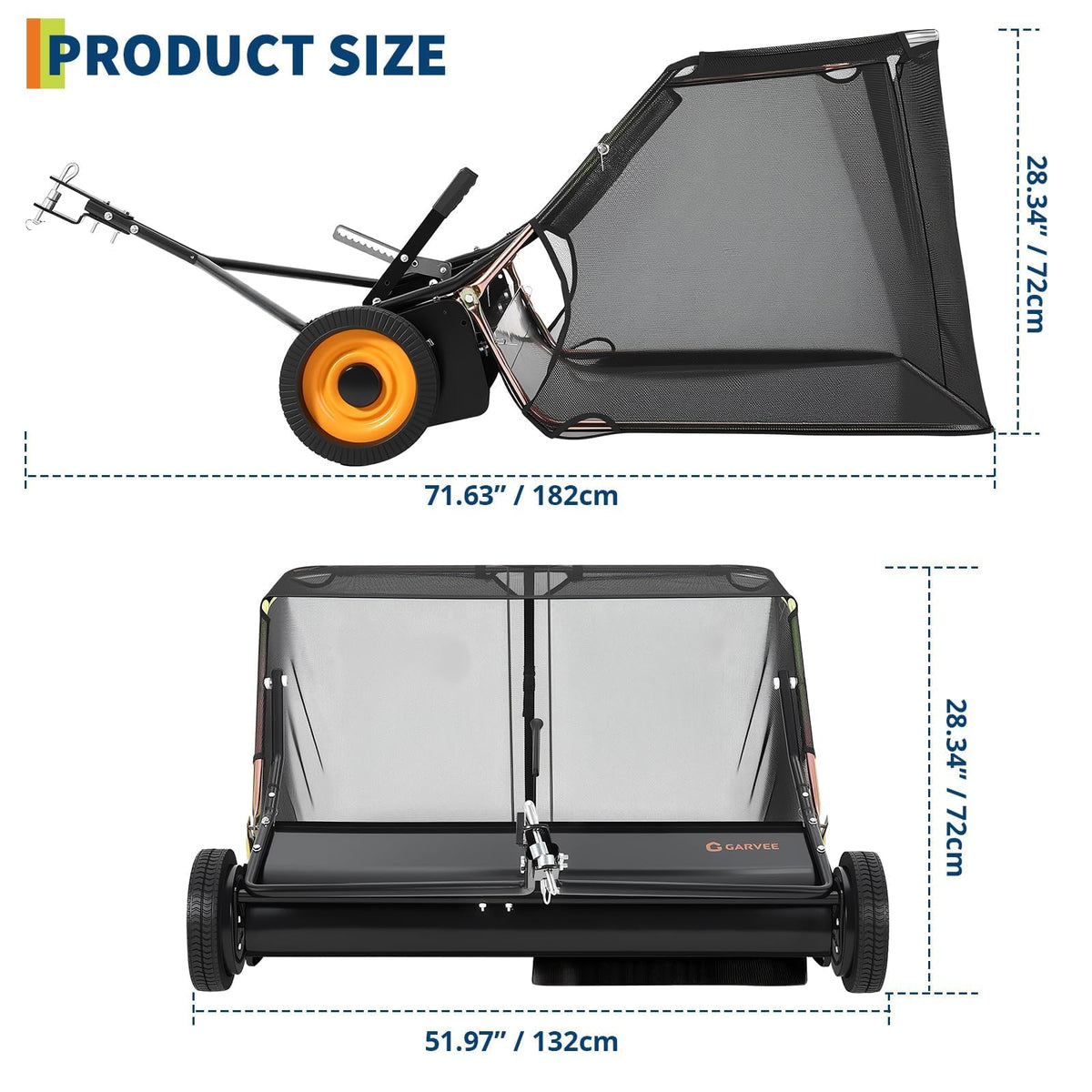 GarveeLife foldable design for compact storage in shed or garage