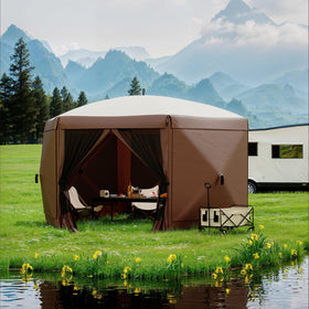 GarveeLife gazebo camping and outdoor events suitability under varied weather conditions.
