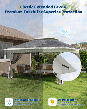 GarveeLife height-adjustable canopy adapts to different activities.