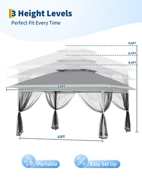 GarveeLife mosquito netting keeps insects out while ventilating.