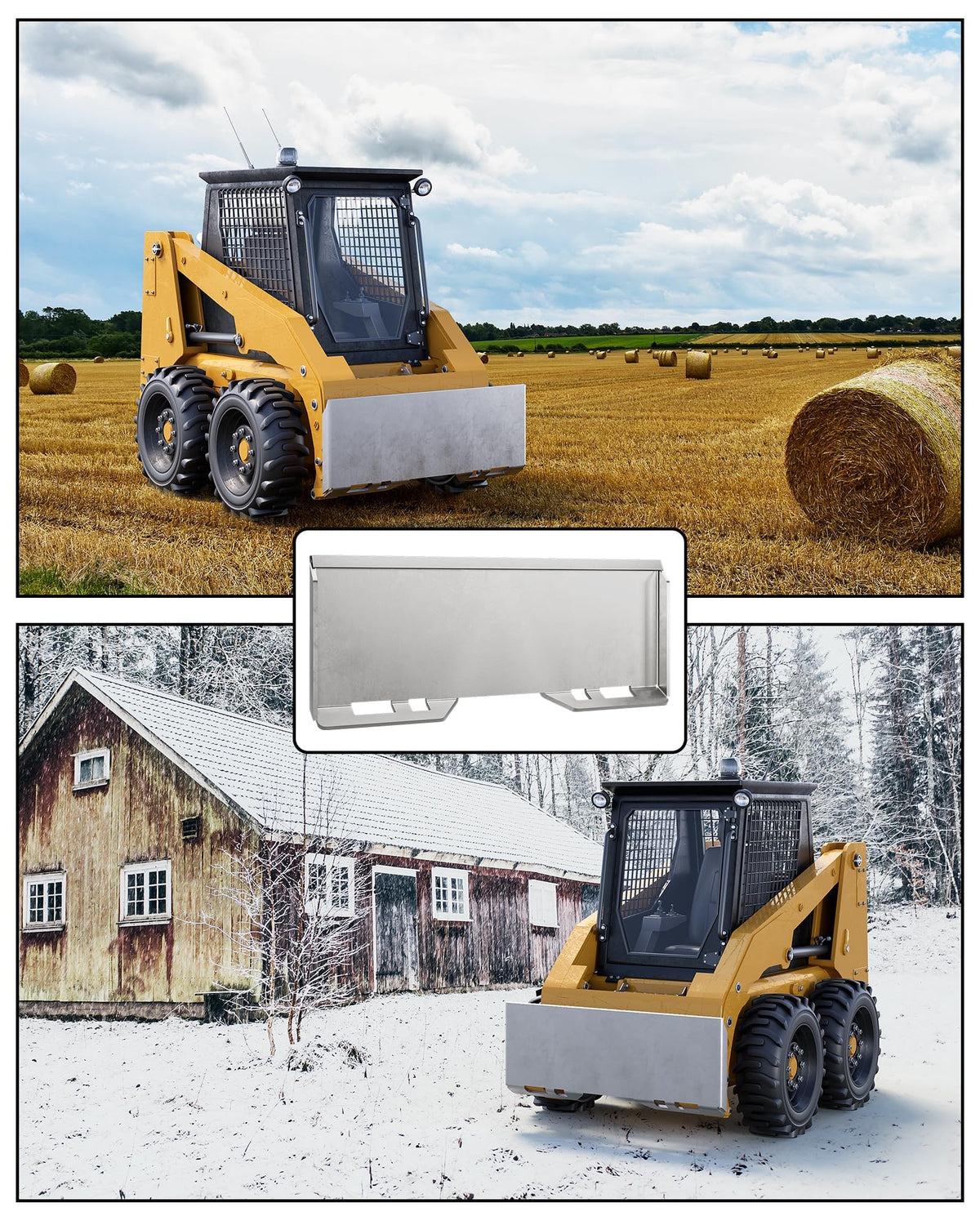GarveeLife attachment plate – height and thickness details for durability.