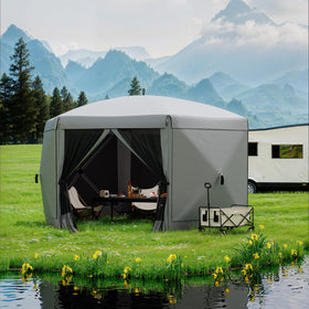 GarveeLife gazebo set up for outdoor events and backyard use