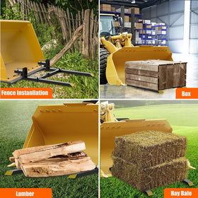 GarveeLife front-loader forks boost loader capacity and versatility