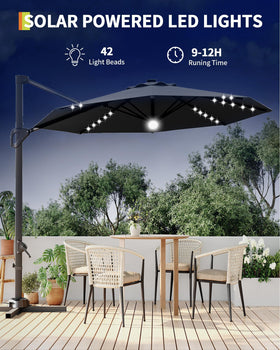 GarveeLife patio garden setup shown for versatile shade near pool.