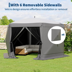 GarveeLife removable wind cloths for adjustable privacy and wind protection