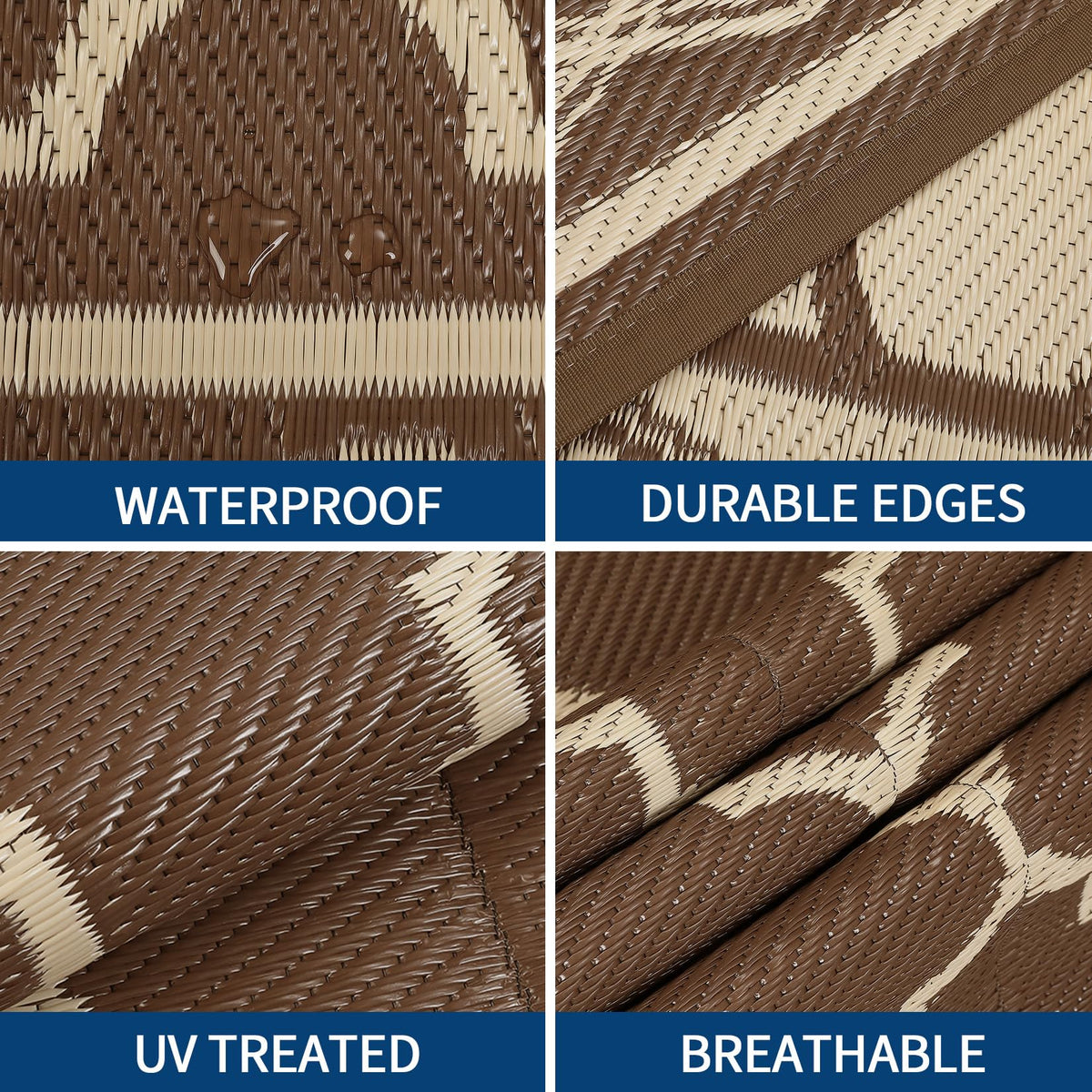 GarveeLife reversible design offers two looks for easy decor changes.