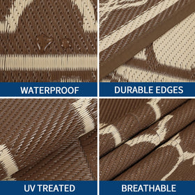 GarveeLife reversible design offers two looks for easy decor changes.