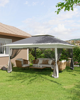 GarveeLife spacious 13x13 ft area suited for parties.