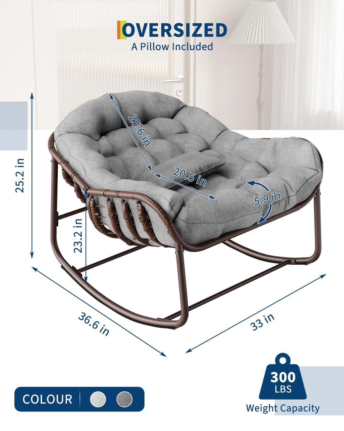 GarveeLife Textilene cushions resist fading for year-round comfort.