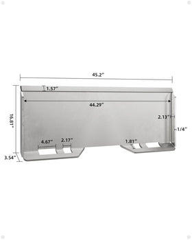 GarveeLife universal-mount plate – ready to pair with plows, forks, and more.