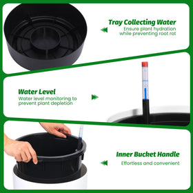GarveeLife weather-resistant plastic finish maintains color across seasons.