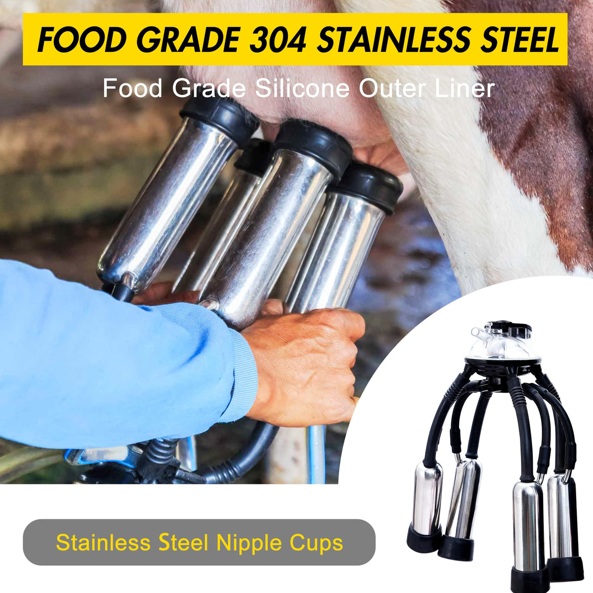 GarveeTech 55kPa pulsation system mimics natural rhythms for smoother milking.