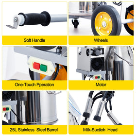 GarveeTech motorized pulsator ensures reliable milking cycles for steady throughput.