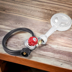 Gas One accessories preinstalled for quick, ready-to-use setup