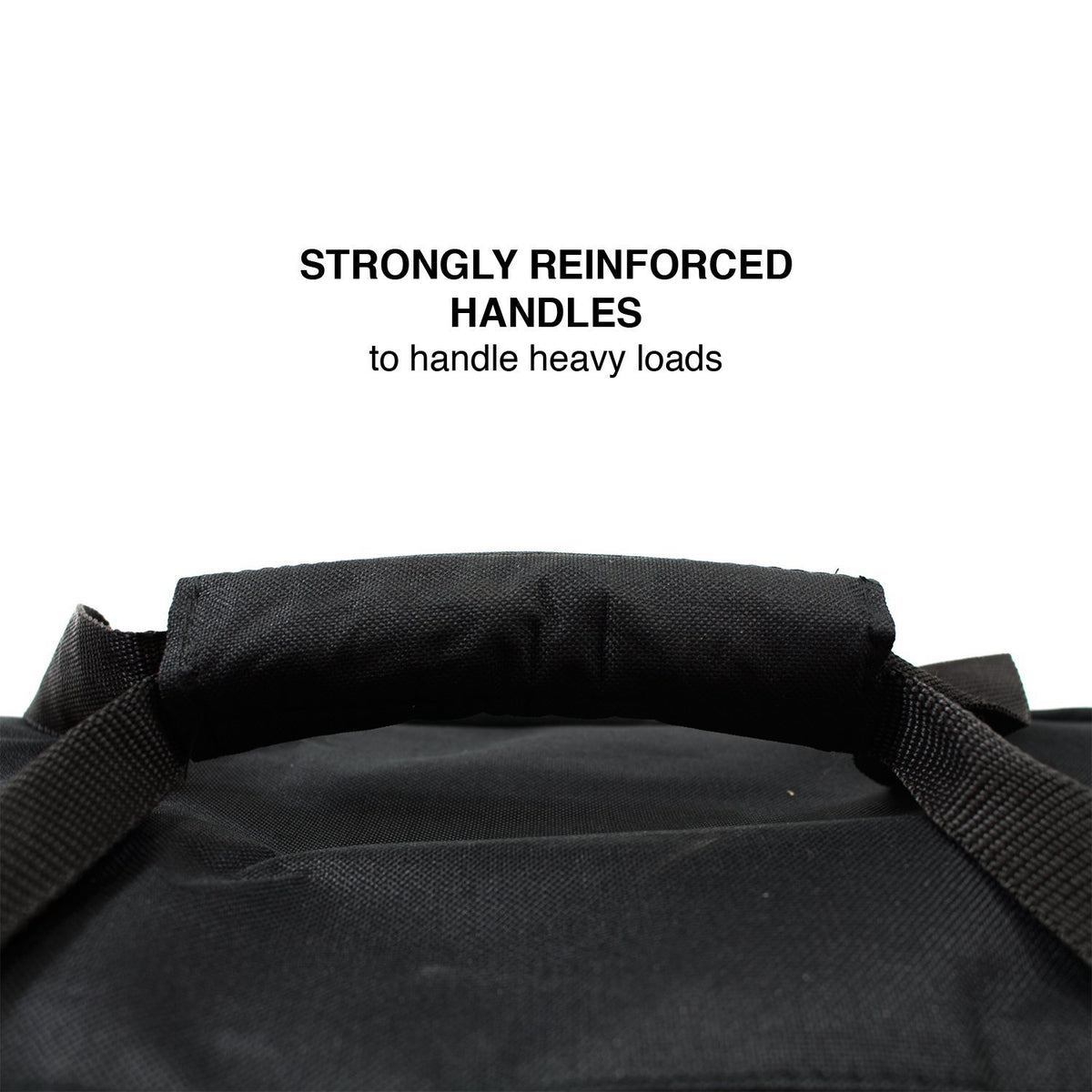 Gas One bag features a padded handle for comfortable, heavy loads.