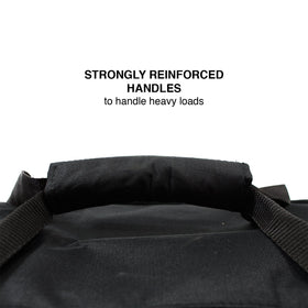 Gas One bag features a padded handle for comfortable, heavy loads.