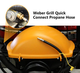 GasSaf durable brass connection close-up highlights leak-resistant build.