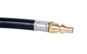 GasSaf Weber Q-series hose connection enables seamless outdoor grilling.