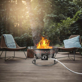 GasBRUH patio setup shows quick assembly for outdoor gatherings.