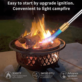GasBRUH propane torch delivers up to 18 inch flame length for efficiency