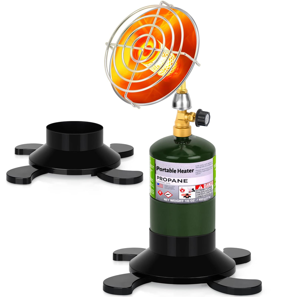 GasCalorix portable propane heater compact design for easy travel warmth.