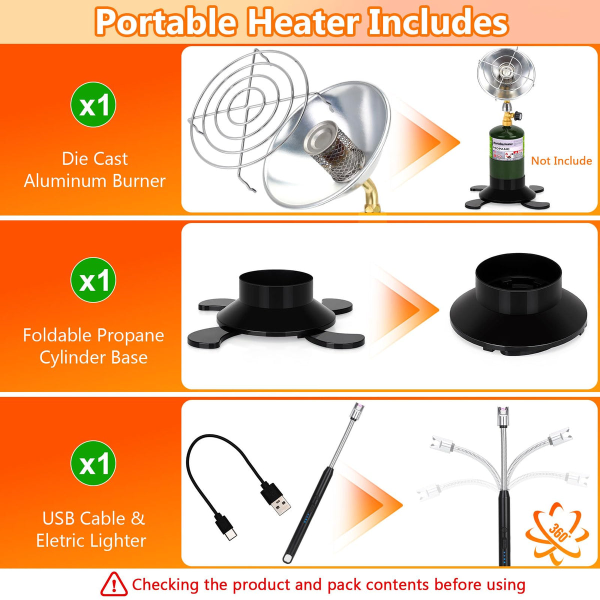 GasCalorix heater in well-ventilated use ensures outdoor warmth safely.