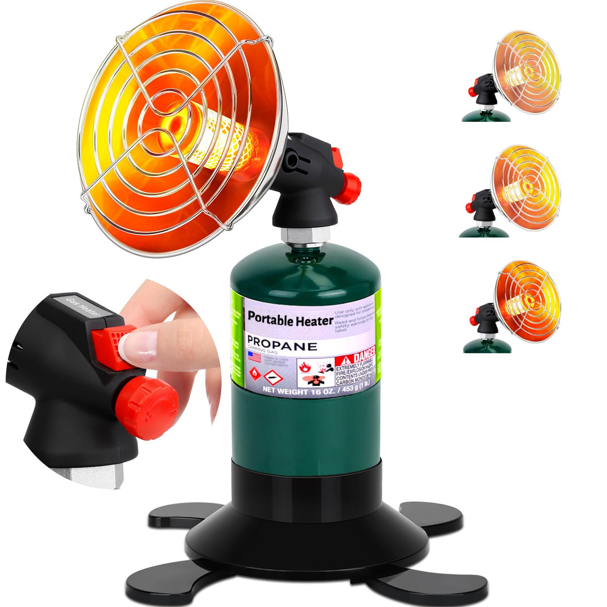 GasCalorix versatile outdoor heat for camping, hunting, and patios.